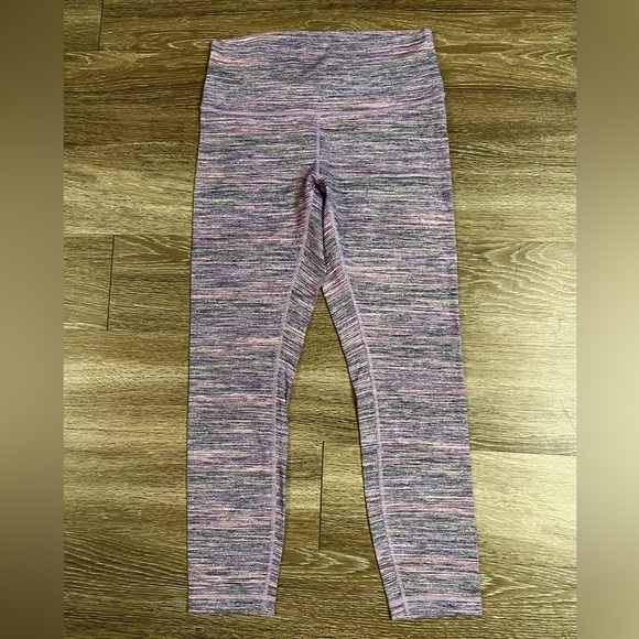 Lululemon High Times Pant in Space Dye Camo Tender Violet Black Grape Size 8 - Picture 5 of 9
